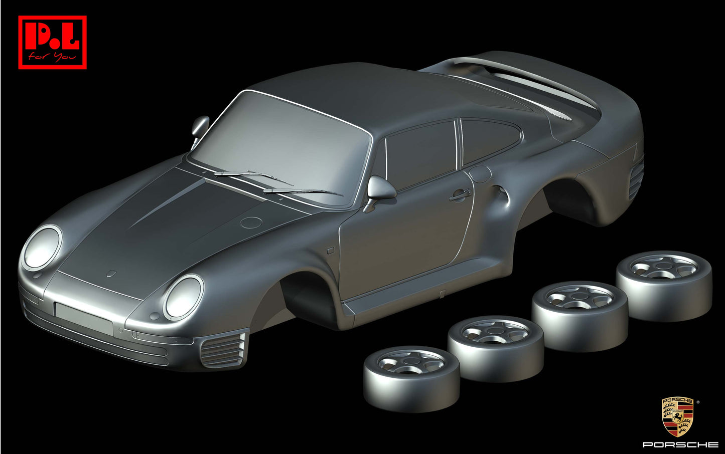Porsche 959 (1986) - STL files