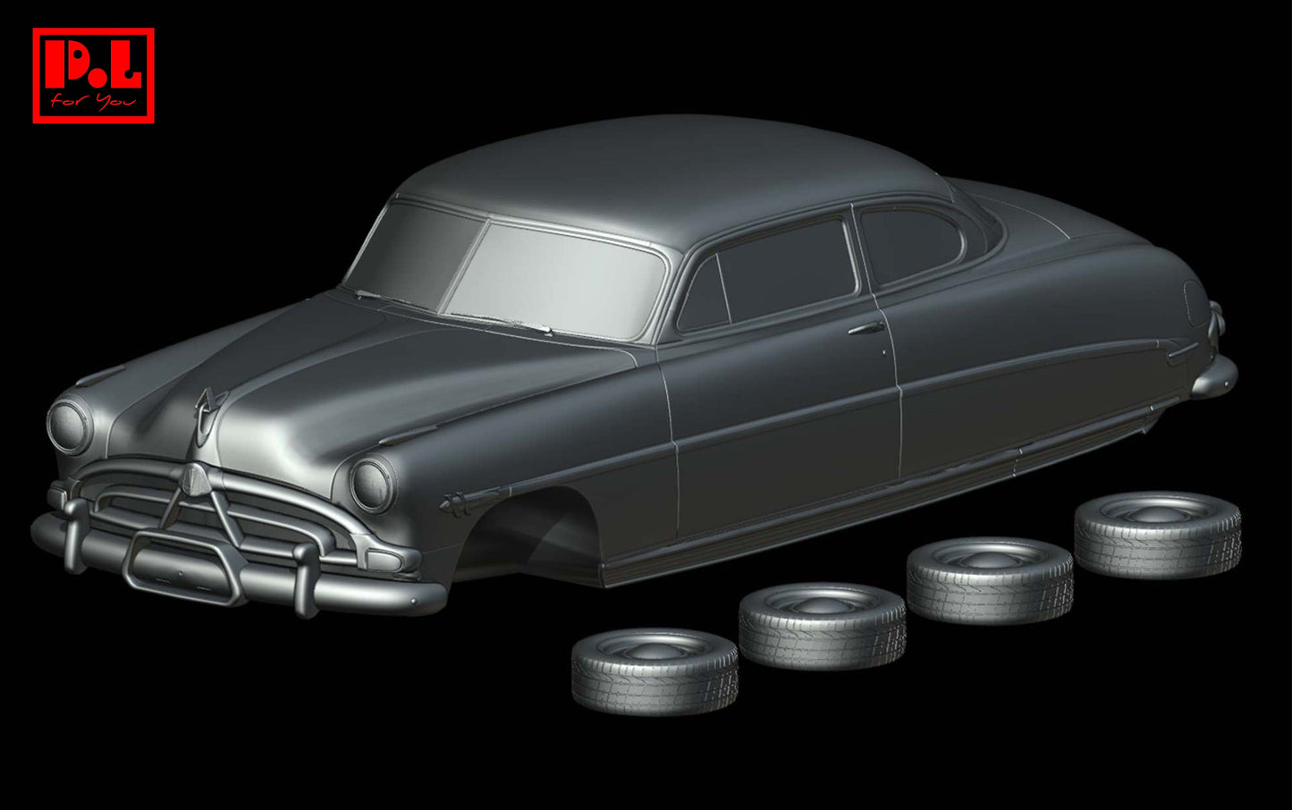 Hudson Hornet 1st Gen Coupe (1952) - STL files