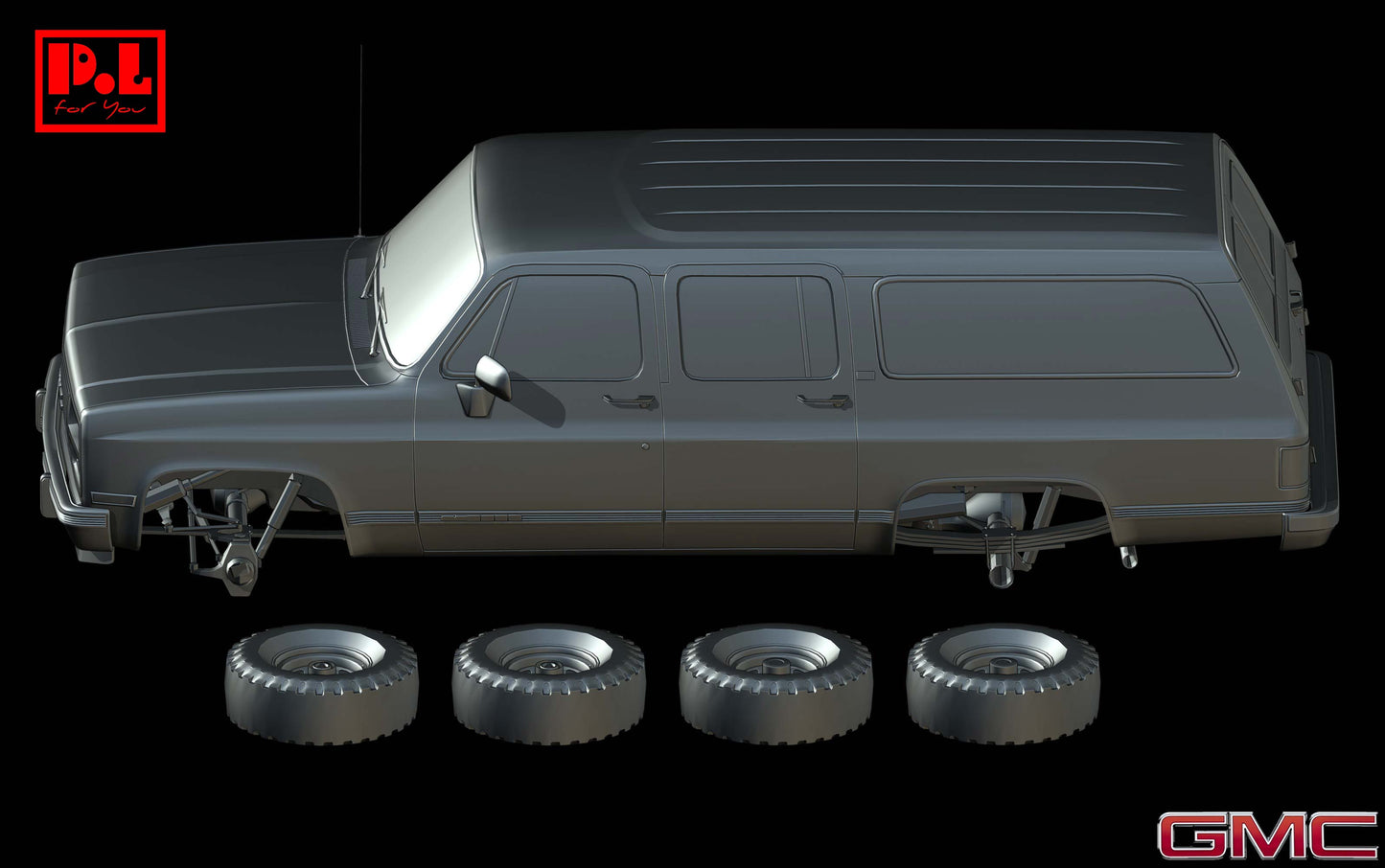 GMC Suburban 2500 (1989) - STL files