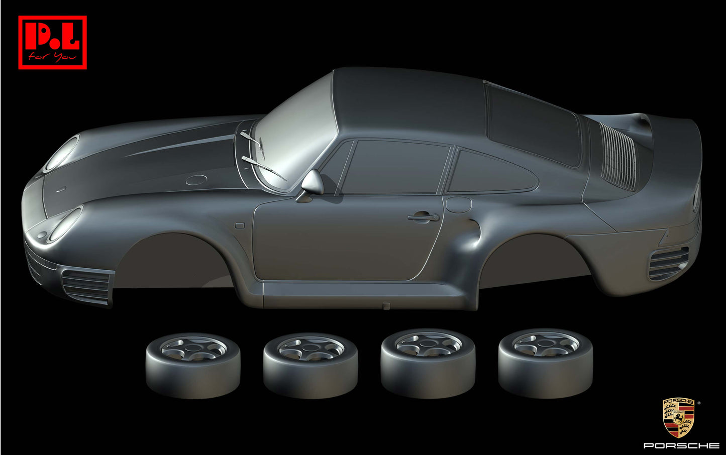 Porsche 959 (1986) - STL files