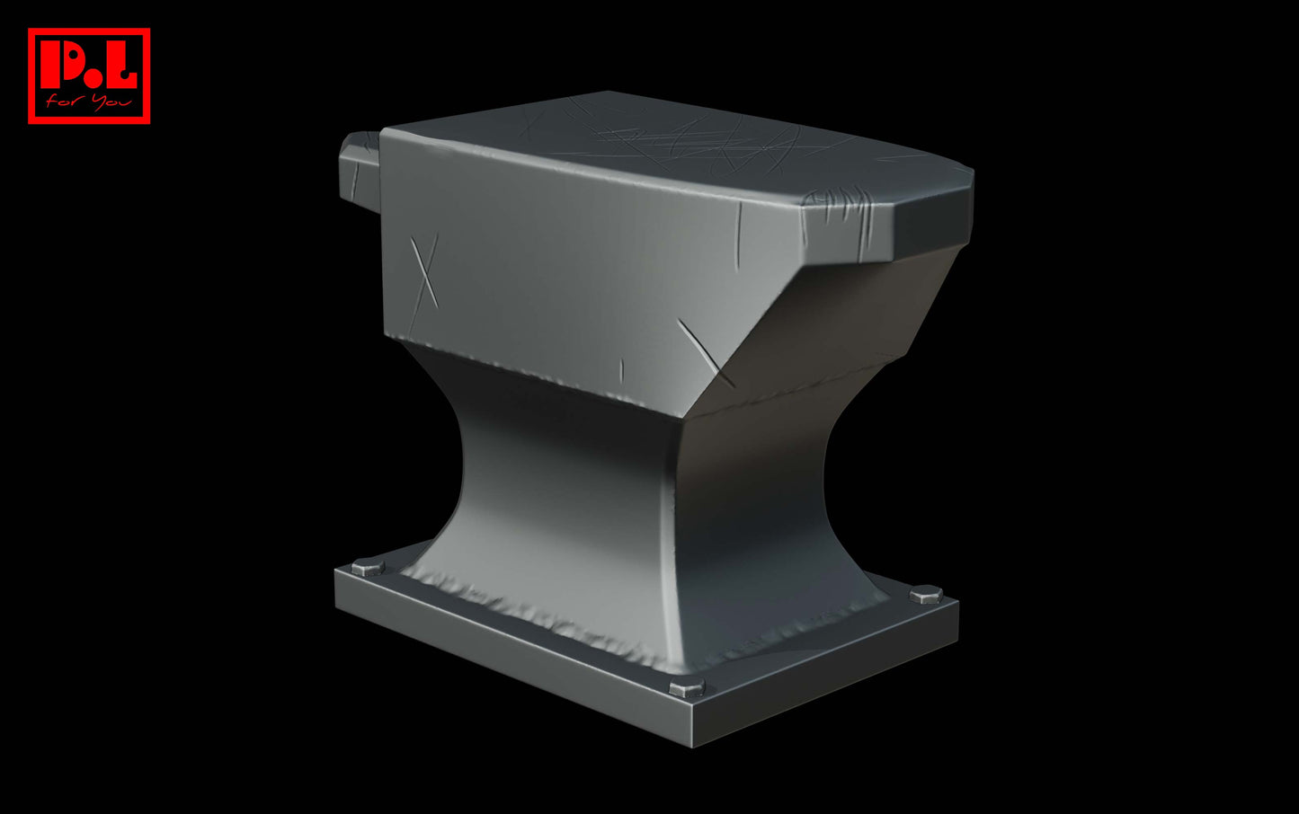Single-horn Anvil — 3D print STL files