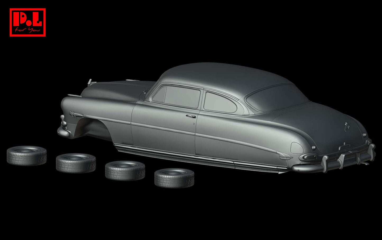 Hudson Hornet 1st Gen Coupe (1952) - STL files