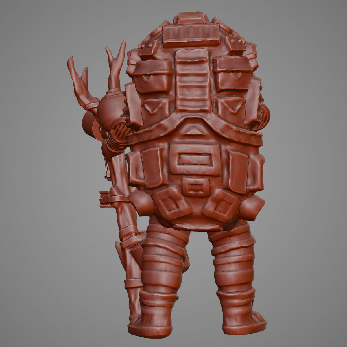 A man from the post-apocalypse — 3D print STL files