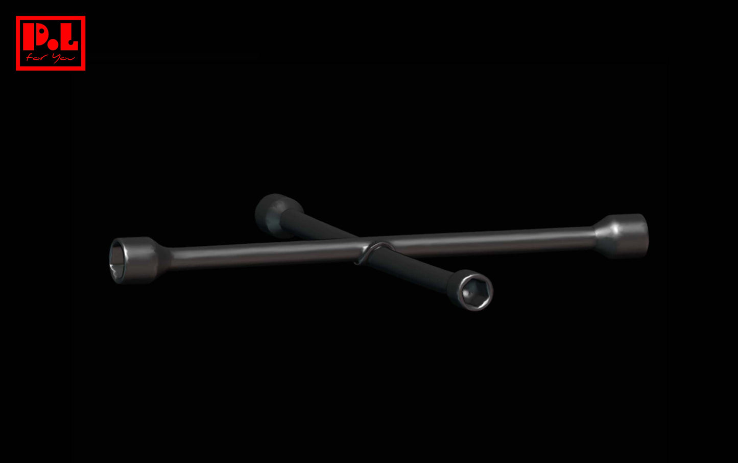 Car Lug Wrench — 3D print STL files
