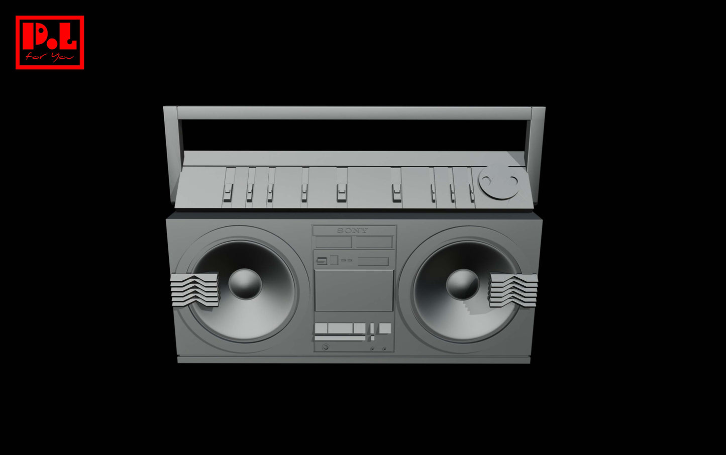 Sony CFS-99 Boombox Energy 99 — 3D print STL files