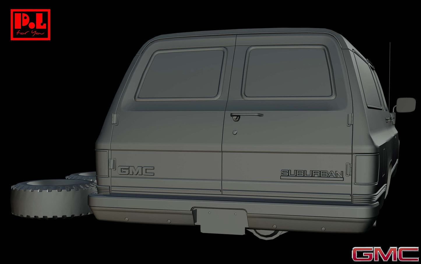 GMC Suburban 2500 (1989) - STL files