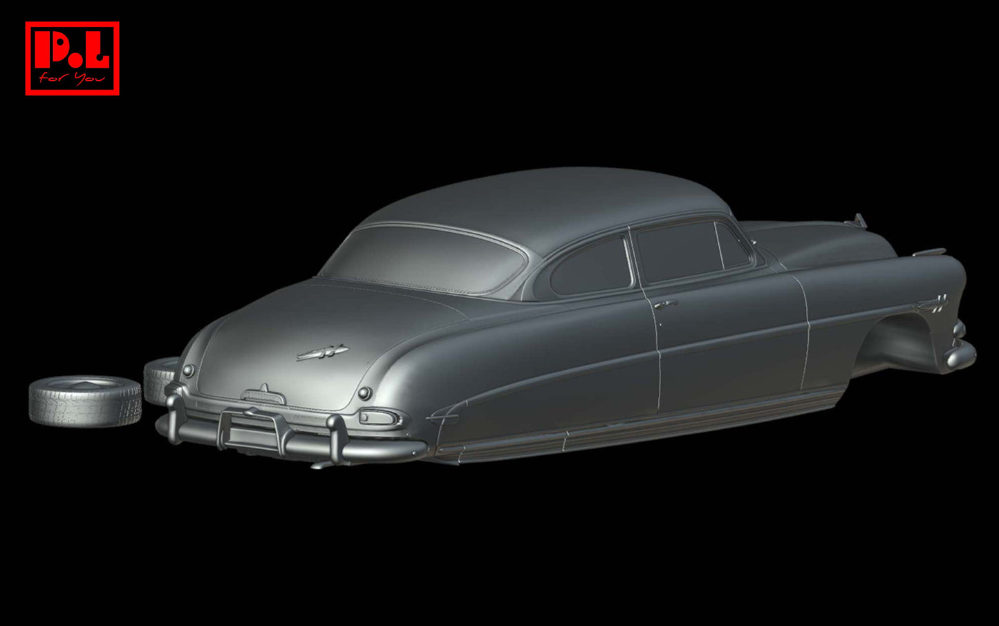 Hudson Hornet 1st Gen Coupe (1952) - STL files