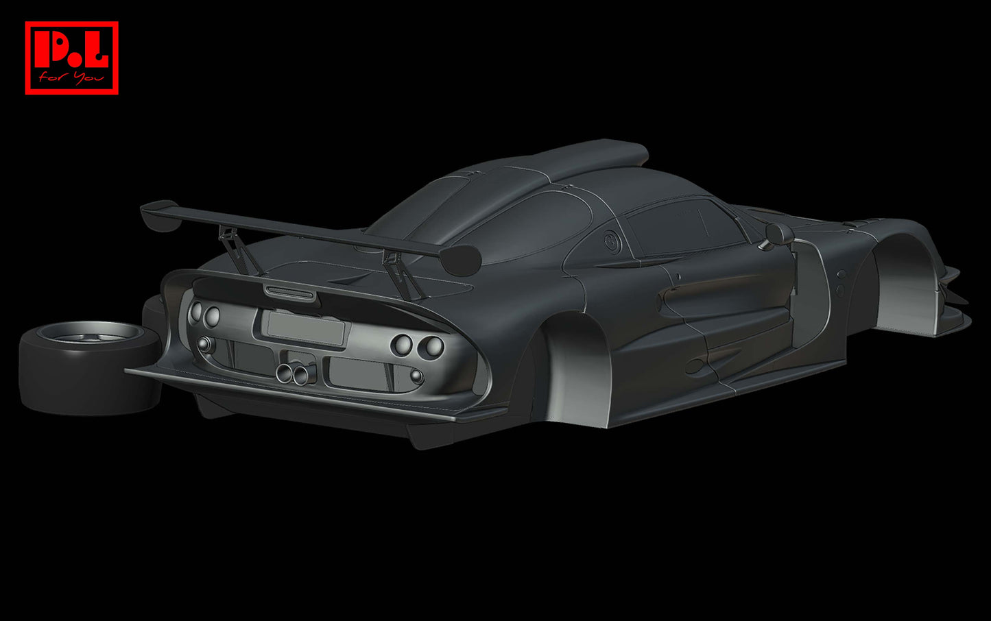Lotus Elise GT1 (1997) - STL files