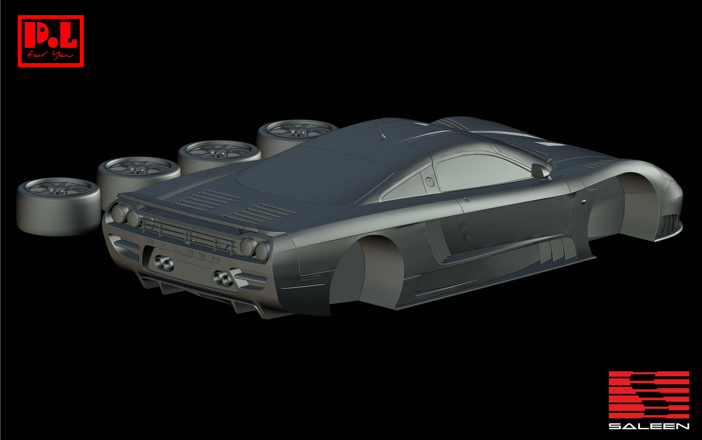 Saleen S7 Twin Turbo (2005) - STL files