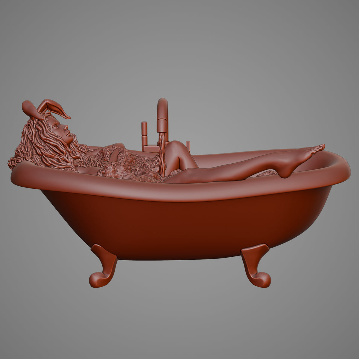 Woman bathing)) — 3D print STL files