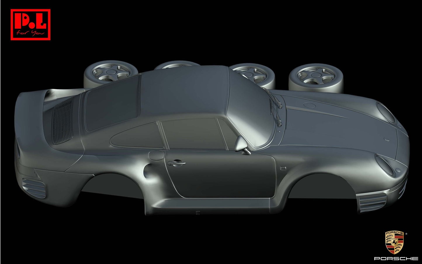 Porsche 959 (1986) - STL files