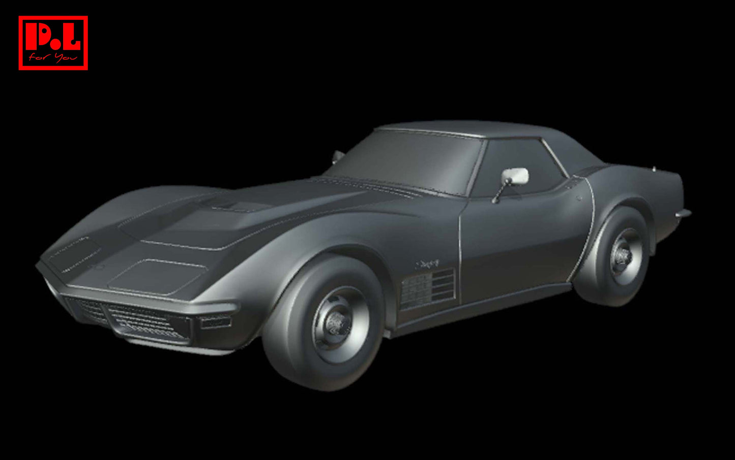 Chevrolet Corvette C3 LT-1 (1970) - STL files