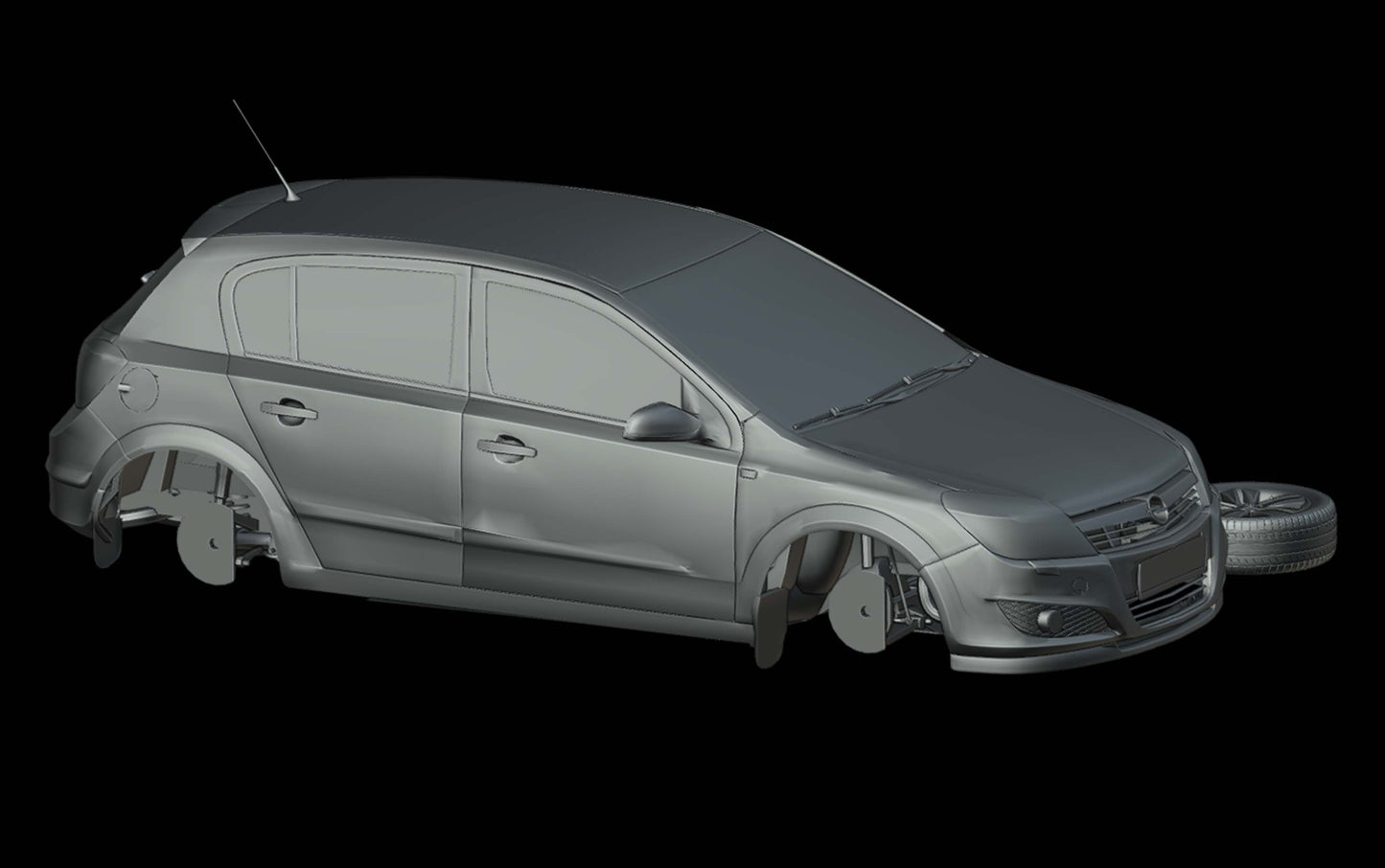 Opel Astra H (Astra III) 5-Door Facelift (2007-2009)