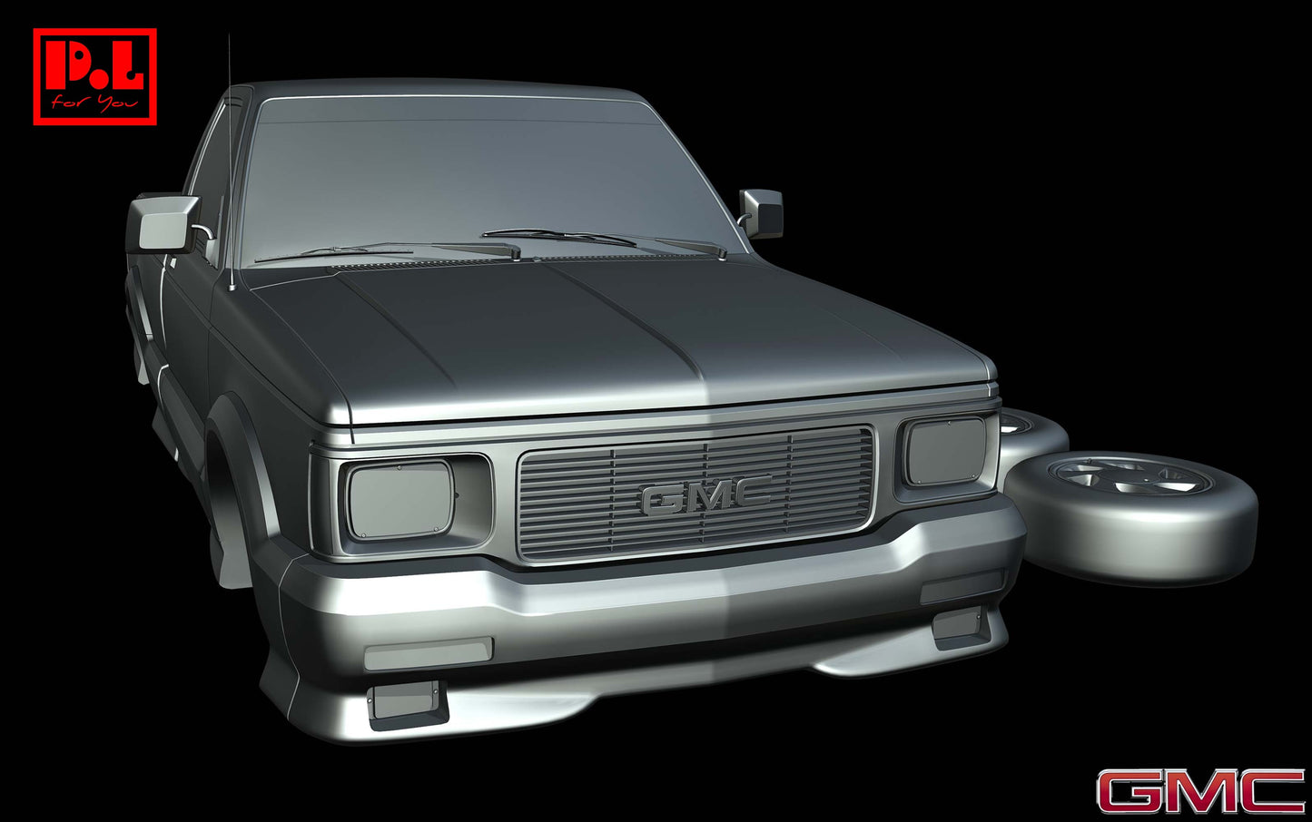 GMC Syclone (1991) - STL files