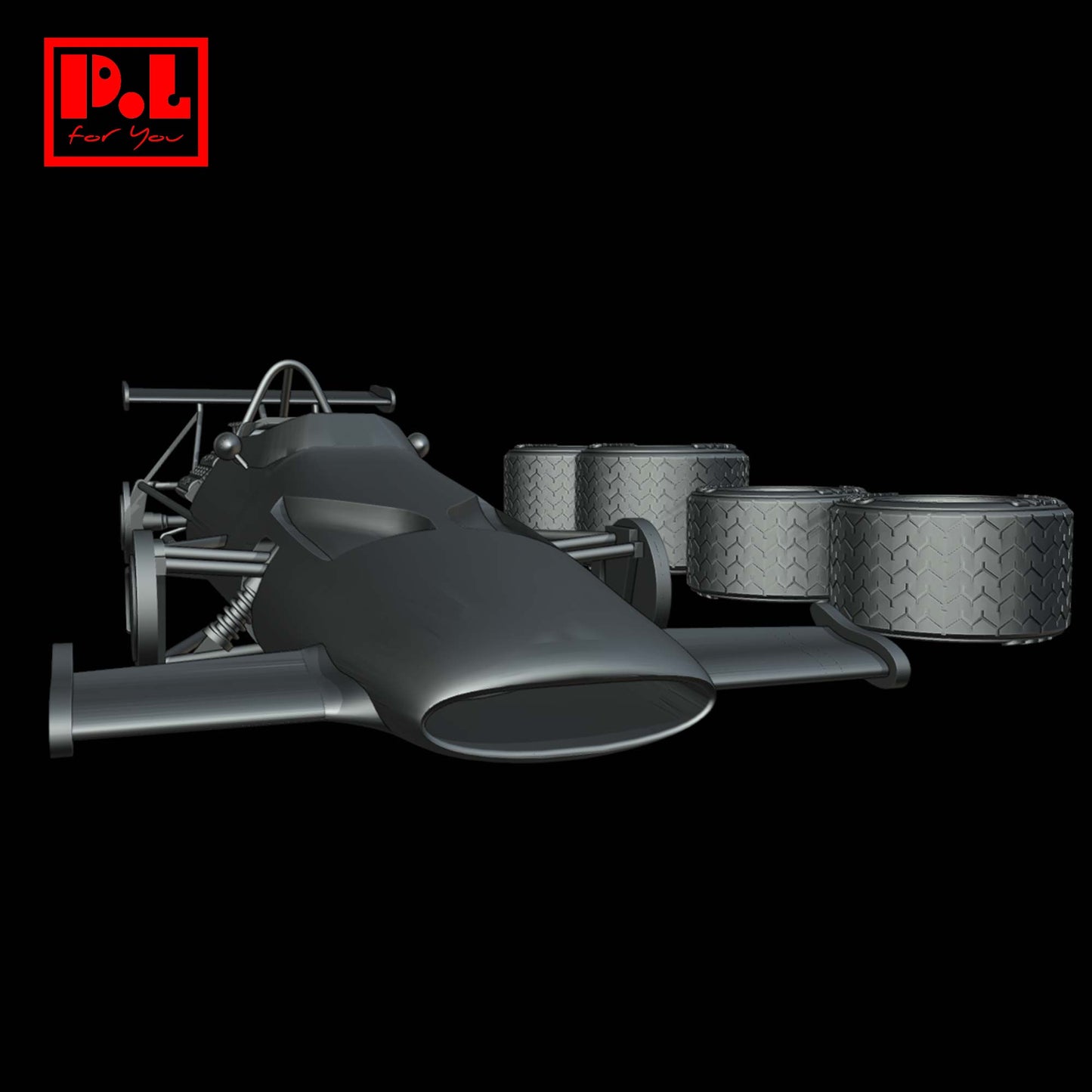 McLaren M7A F1 Belgian Grand Prix (1968) - STL files