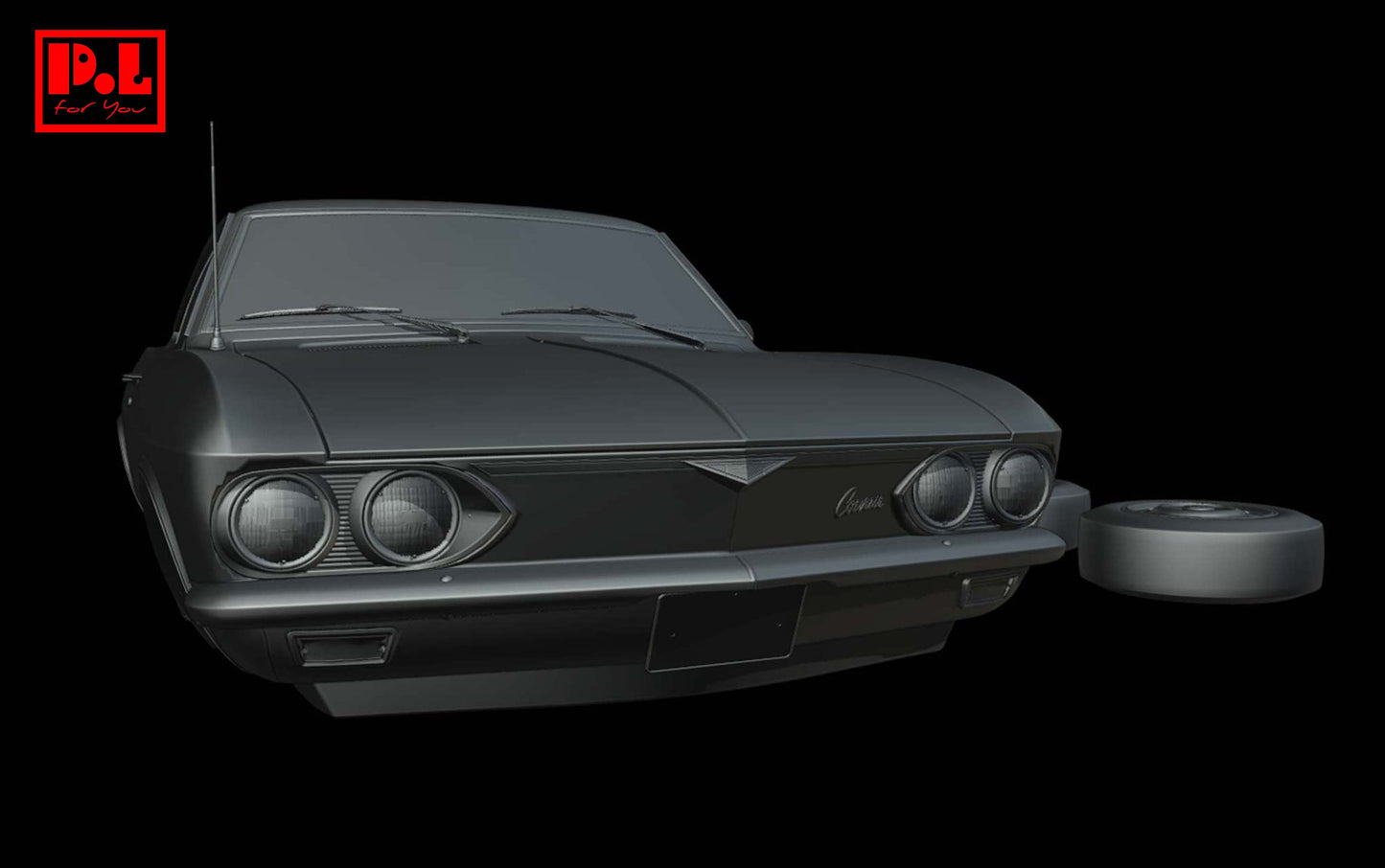 Chevrolet Corvair Monza (Series 105) Sport Sedan (1969) - STL files