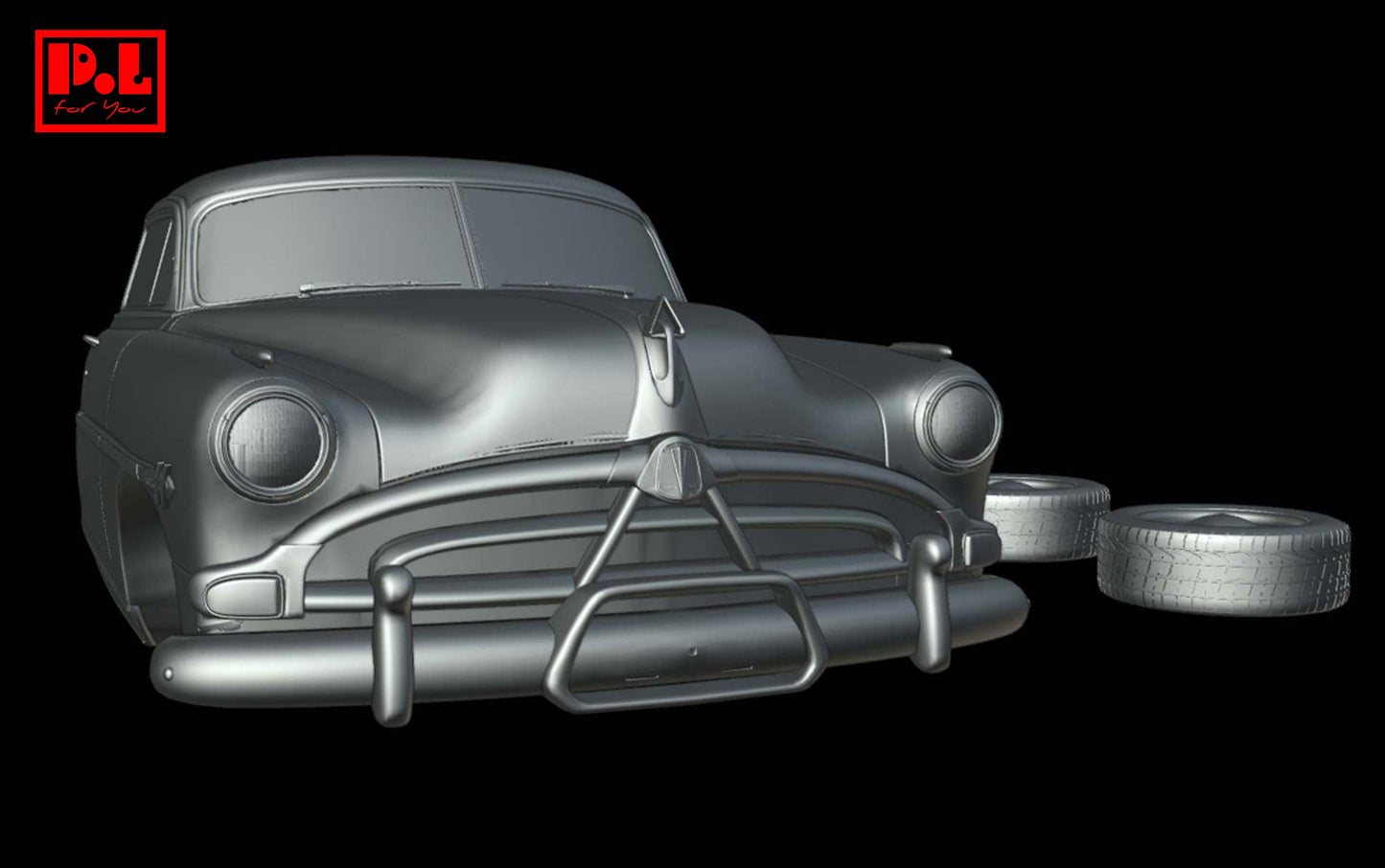 Hudson Hornet 1st Gen Coupe (1952) - STL files