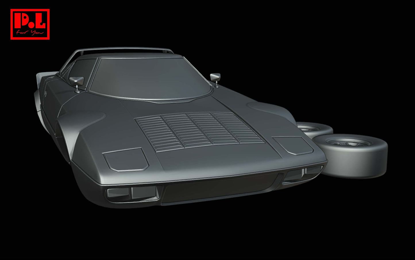 Lancia Stratos HF Stradale — 3D print STL files