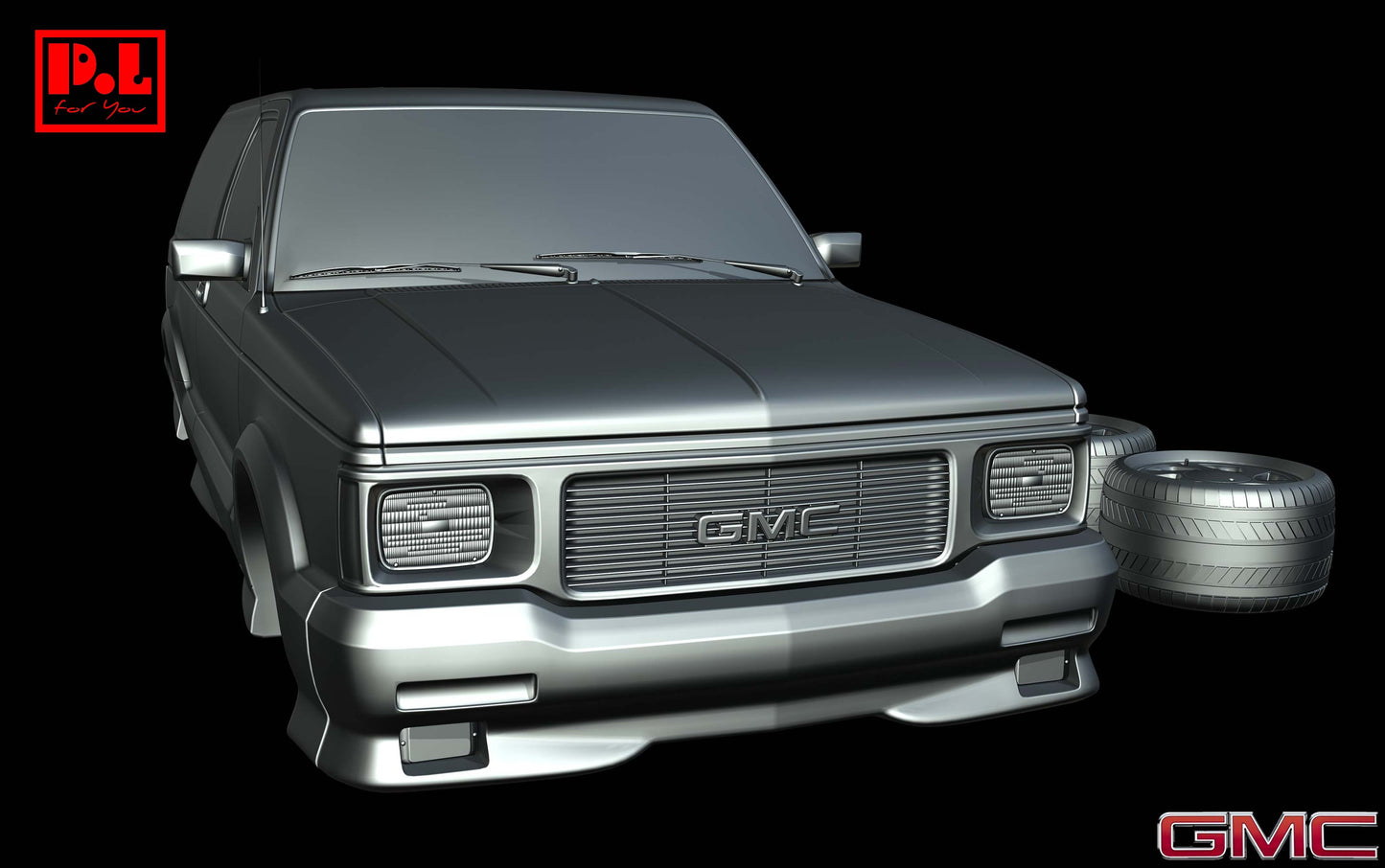 GMC Typhoon (1992) - STL files