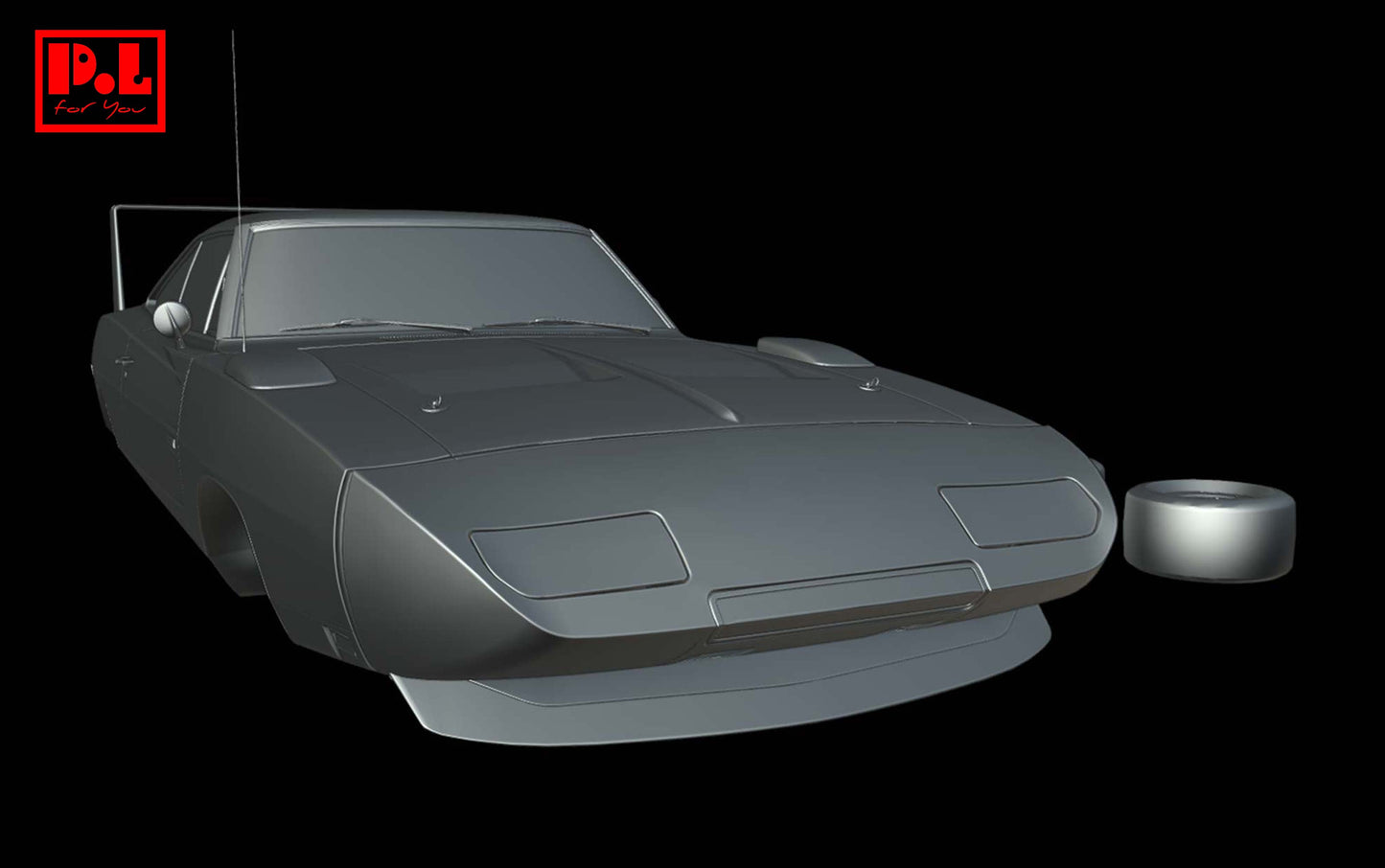 Dodge Charger Daytona (1969) - STL files