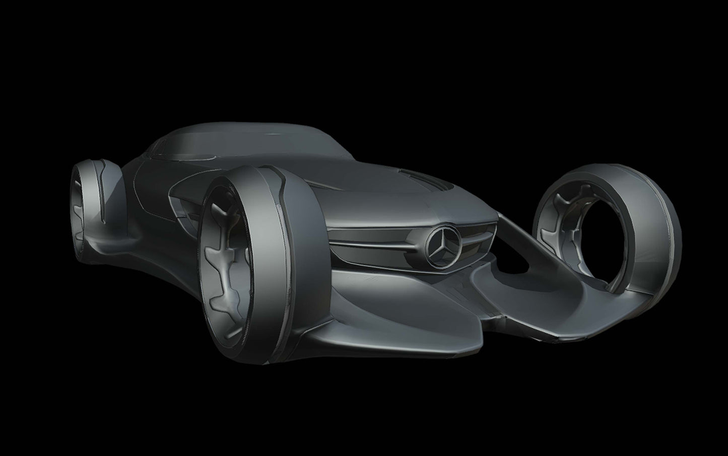 Mercedes-Benz Silver Arrow Concept "Silver Lightning" (2011)