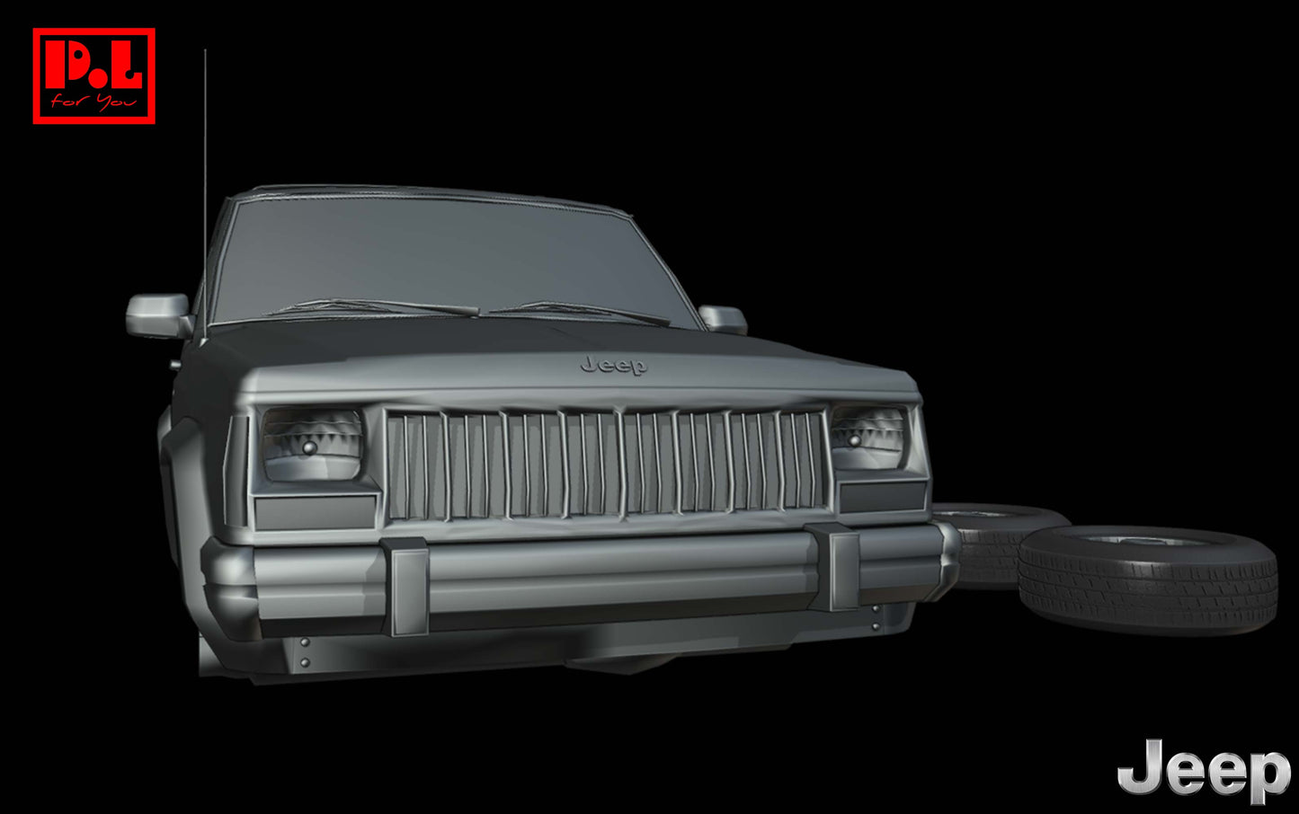 Jeep Cherokee XJ (1984) - STL files
