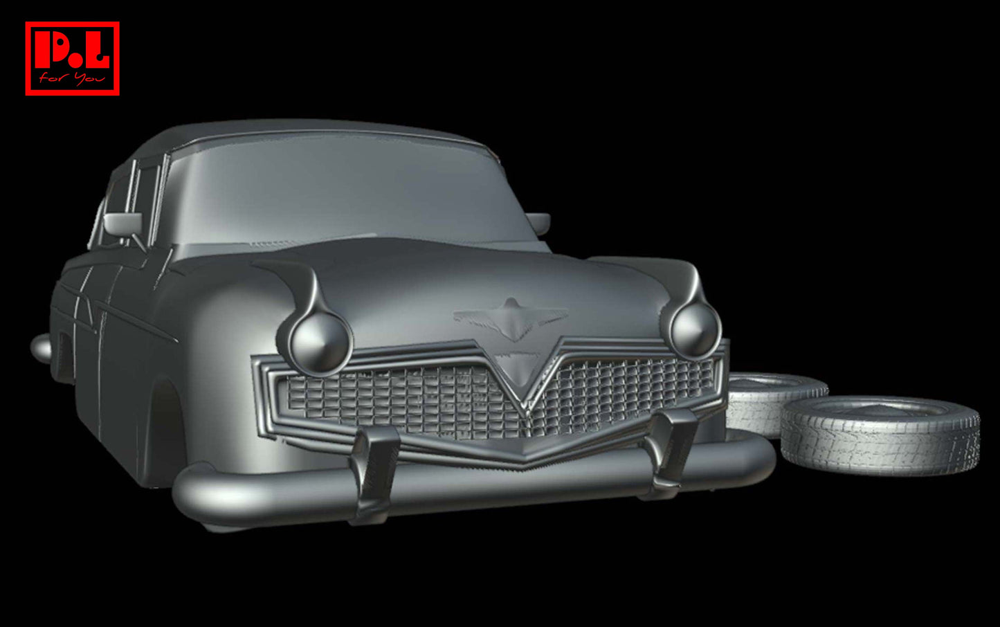 Hudson Hornet 2nd Gen Sedan (1956) - STL files