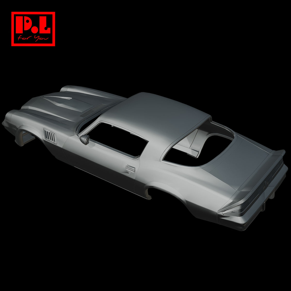 Chevrolet Camaro Z28 (1979) Car body — 3D print STL files