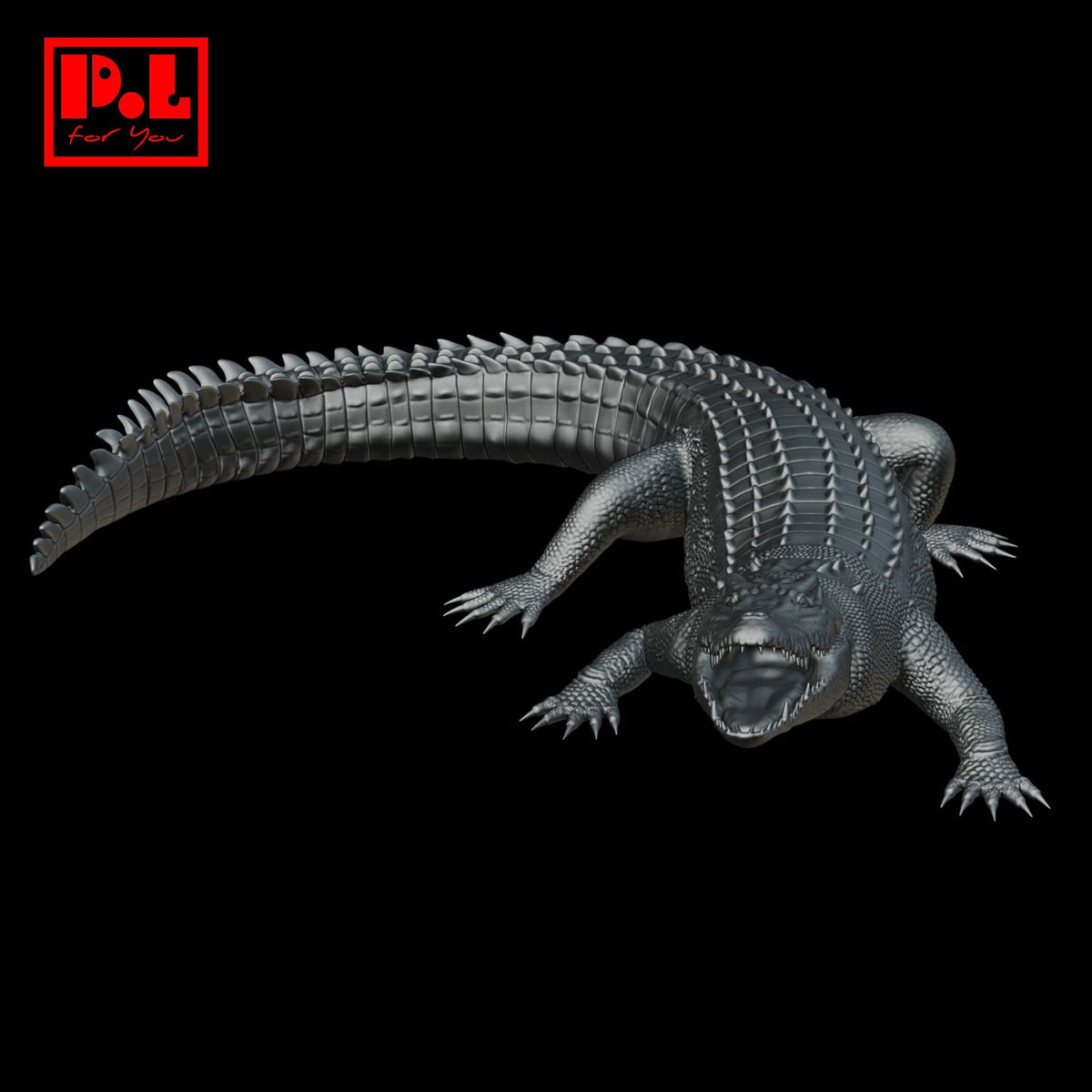 Crocodile v1 — 3D print STL files