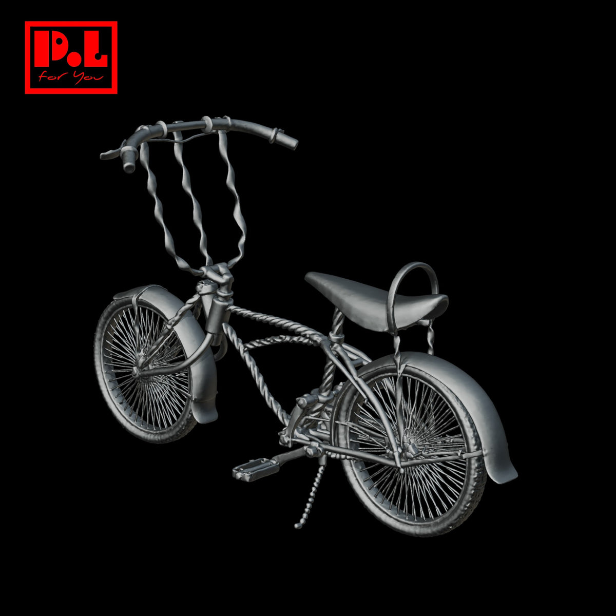 Custom bicycle — 3D print STL files