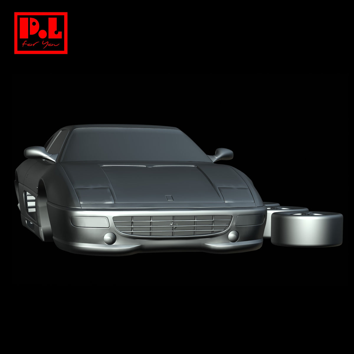 Ferrari F355 Berlinetta (1994) — 3D print STL files