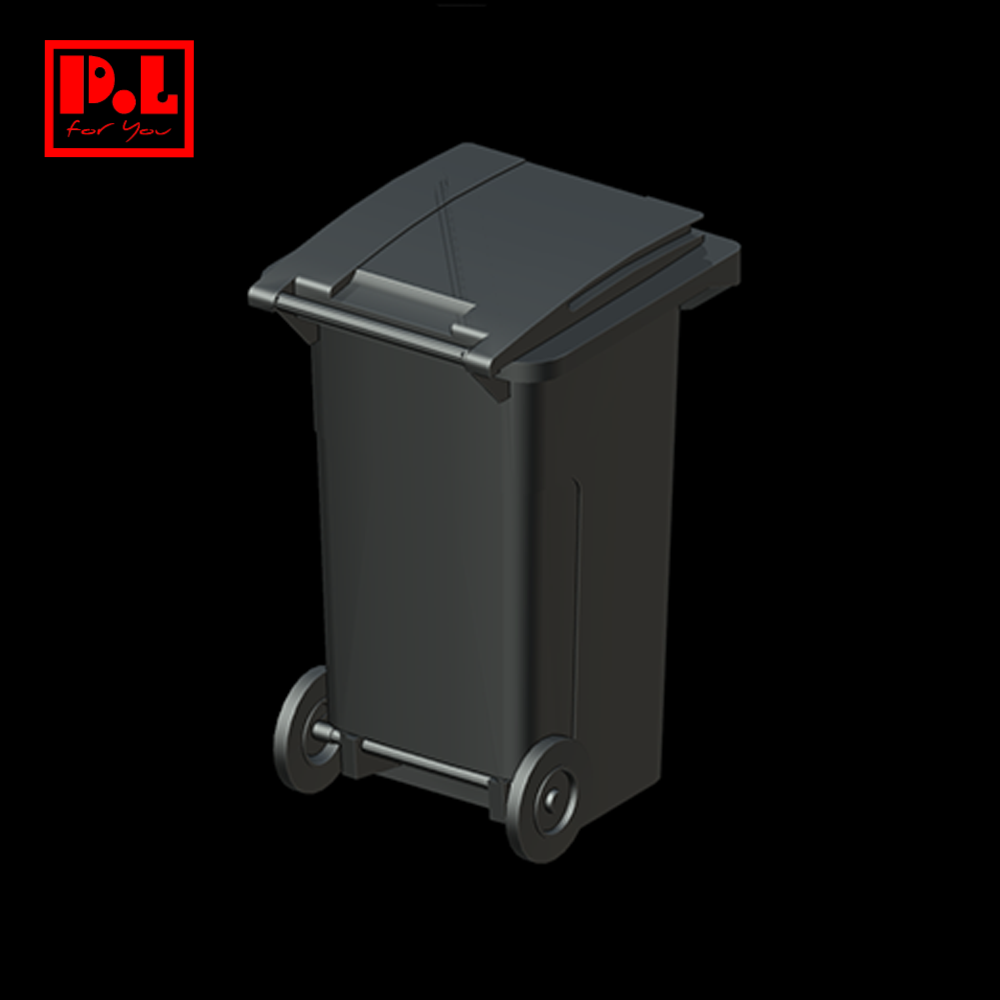 Garbage Container Plastic Trash Can 120 Liter — 3D print STL files