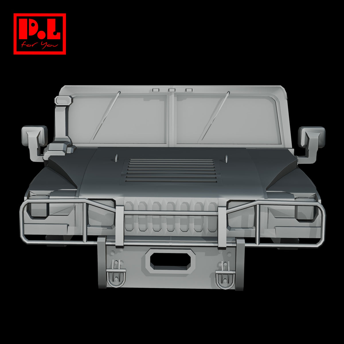 HUMMER H1 (2006) Car body — 3D print STL files