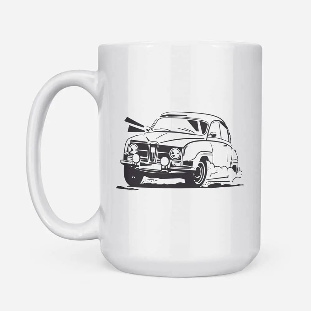 A Tea Cup / Coffe Mug — "Saab 96"