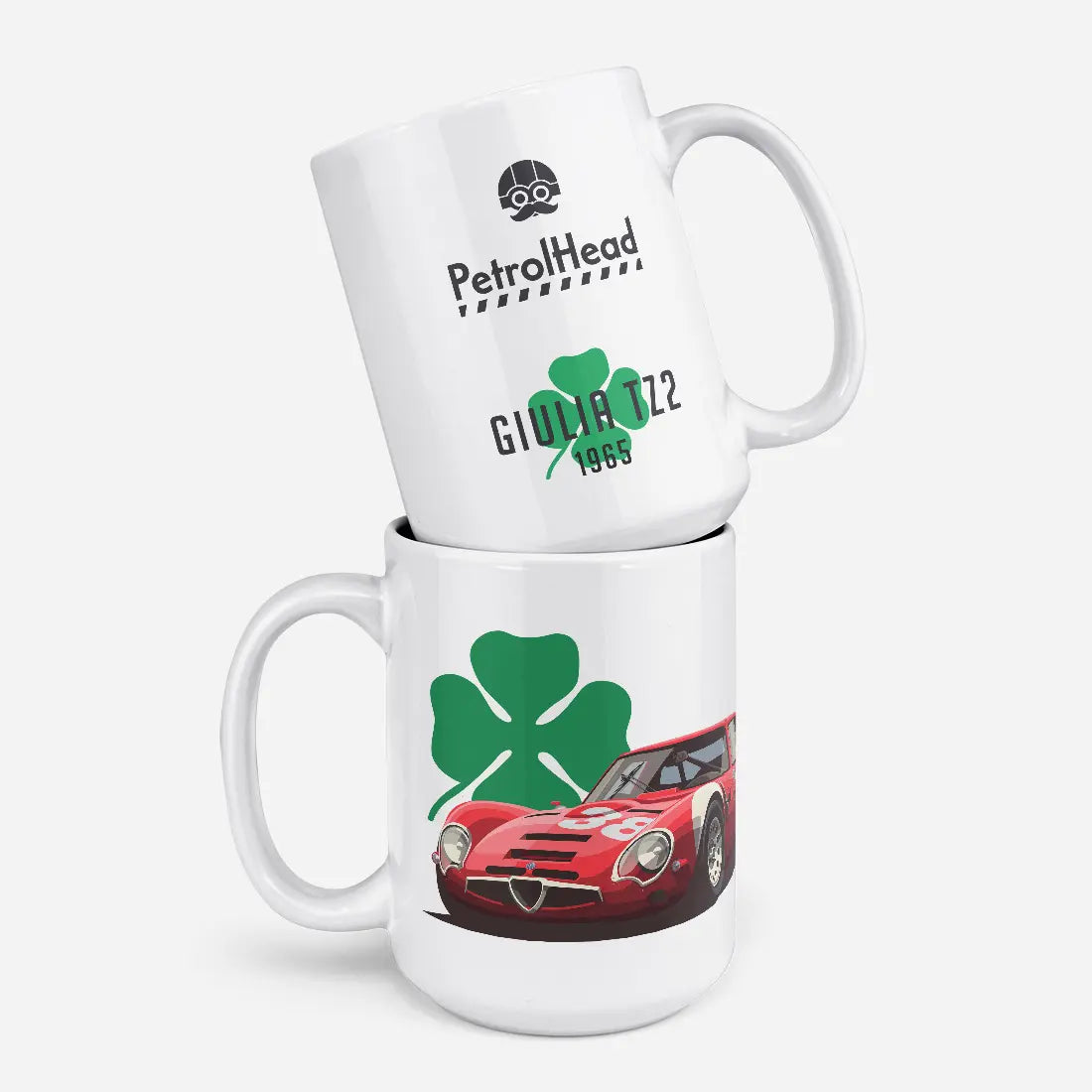 A Tea Cup / Coffe Mug — "Alfa Romeo Giulia TZ2"