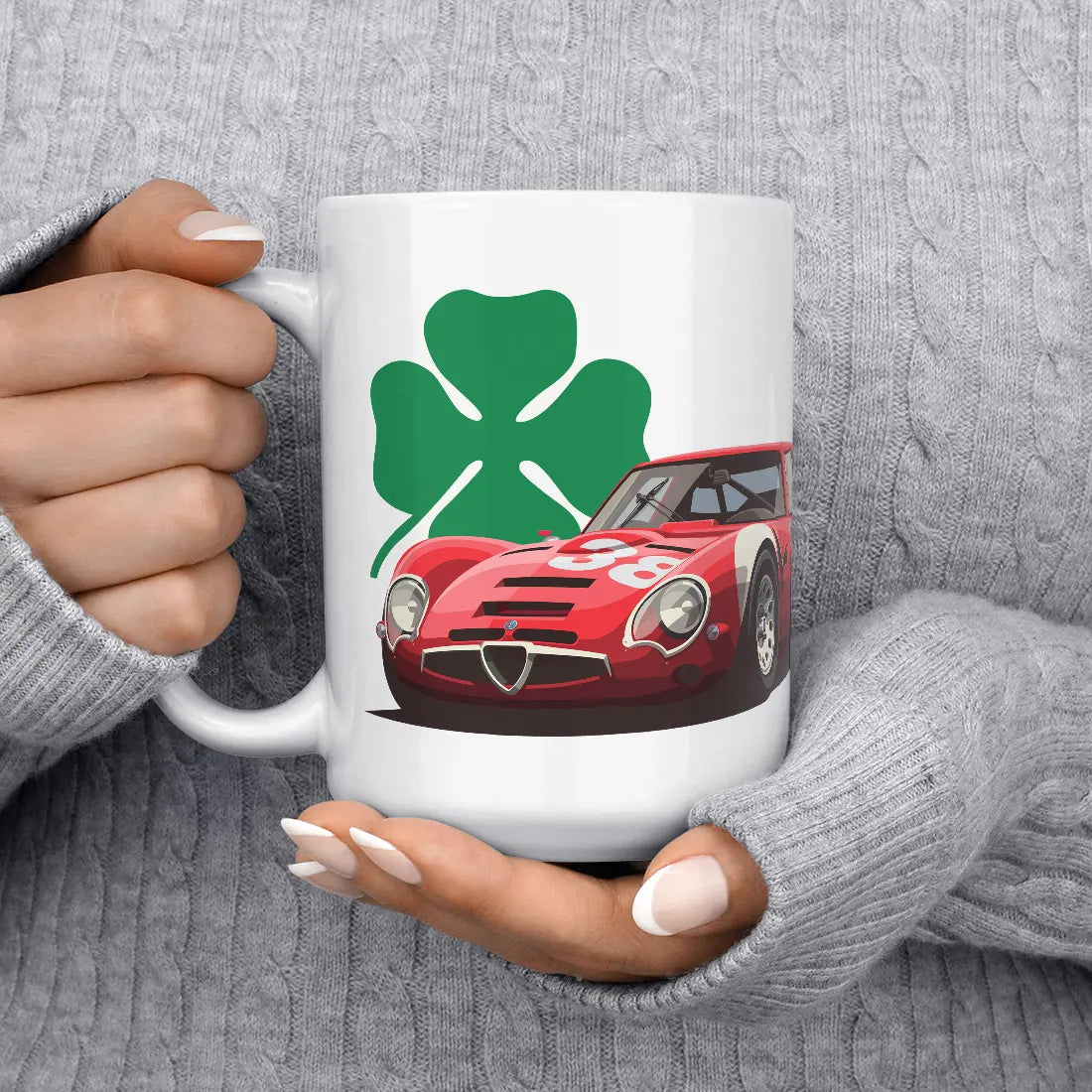 A Tea Cup / Coffe Mug — "Alfa Romeo Giulia TZ2"