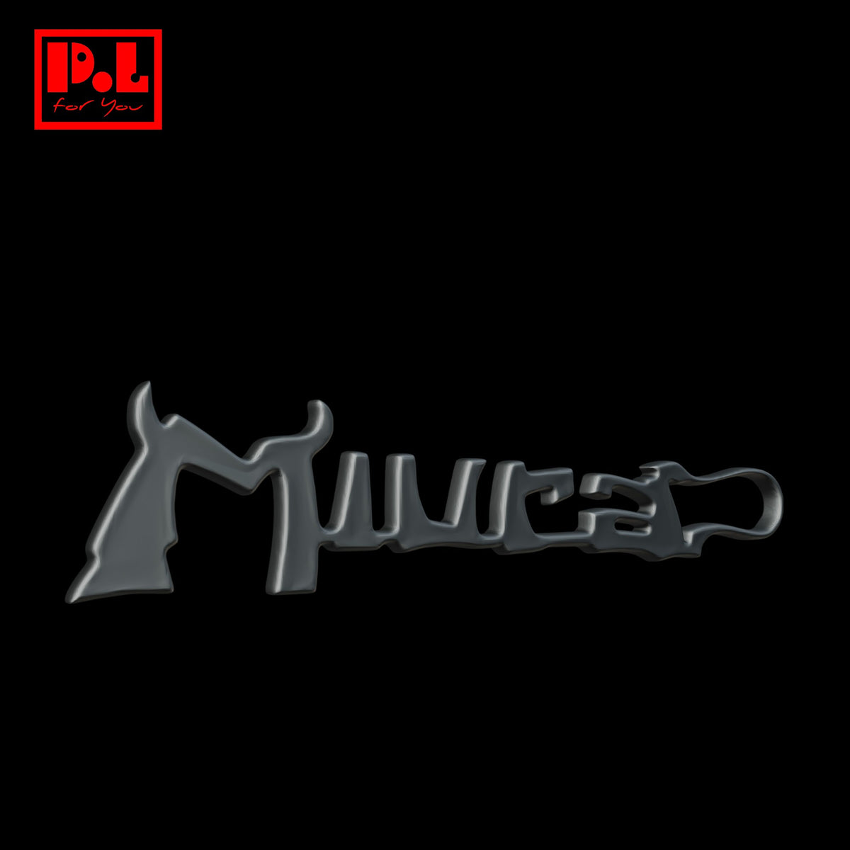 Logo Lamborghini Miura — 3D print STL files