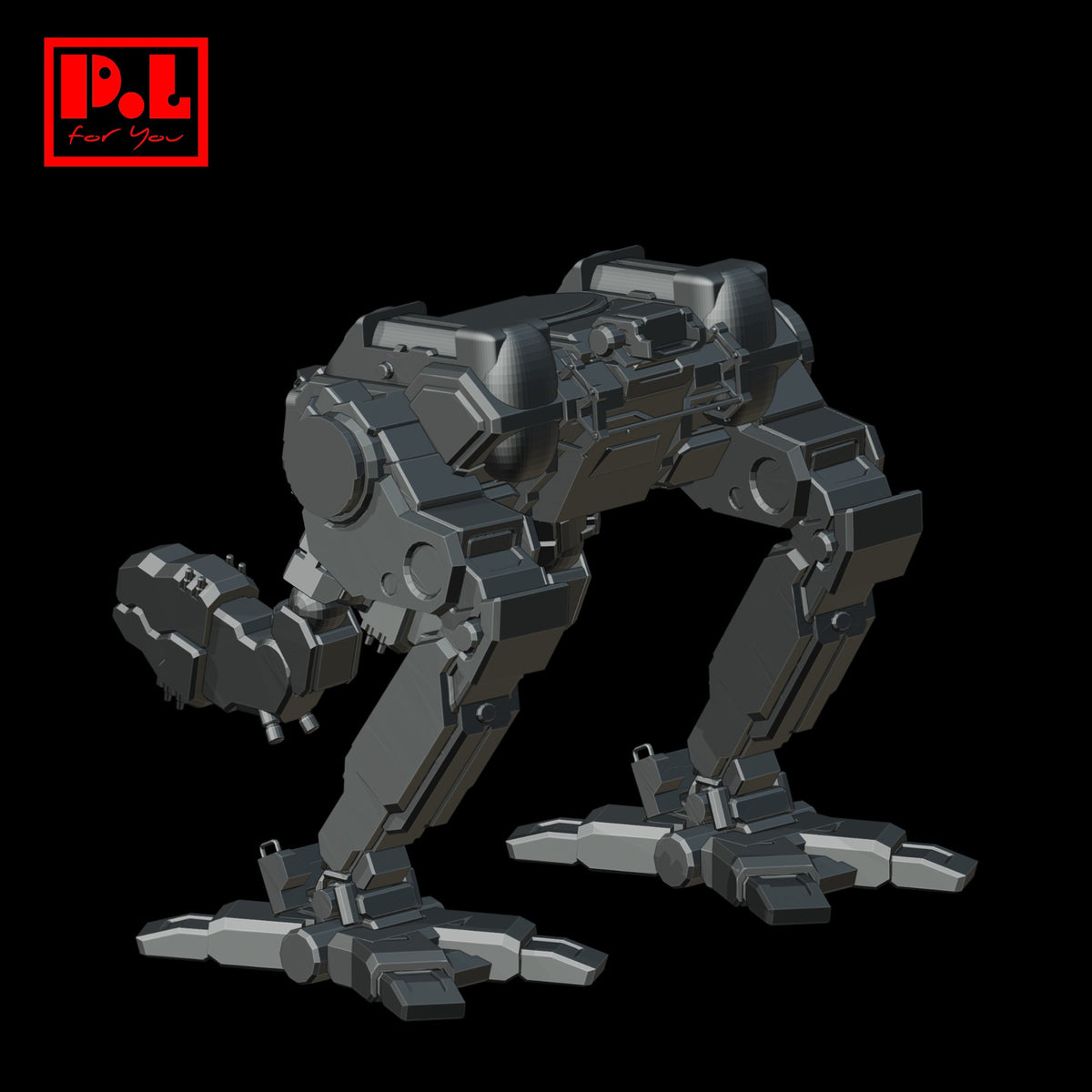 Mecha - Hermit Crab — 3D print STL files