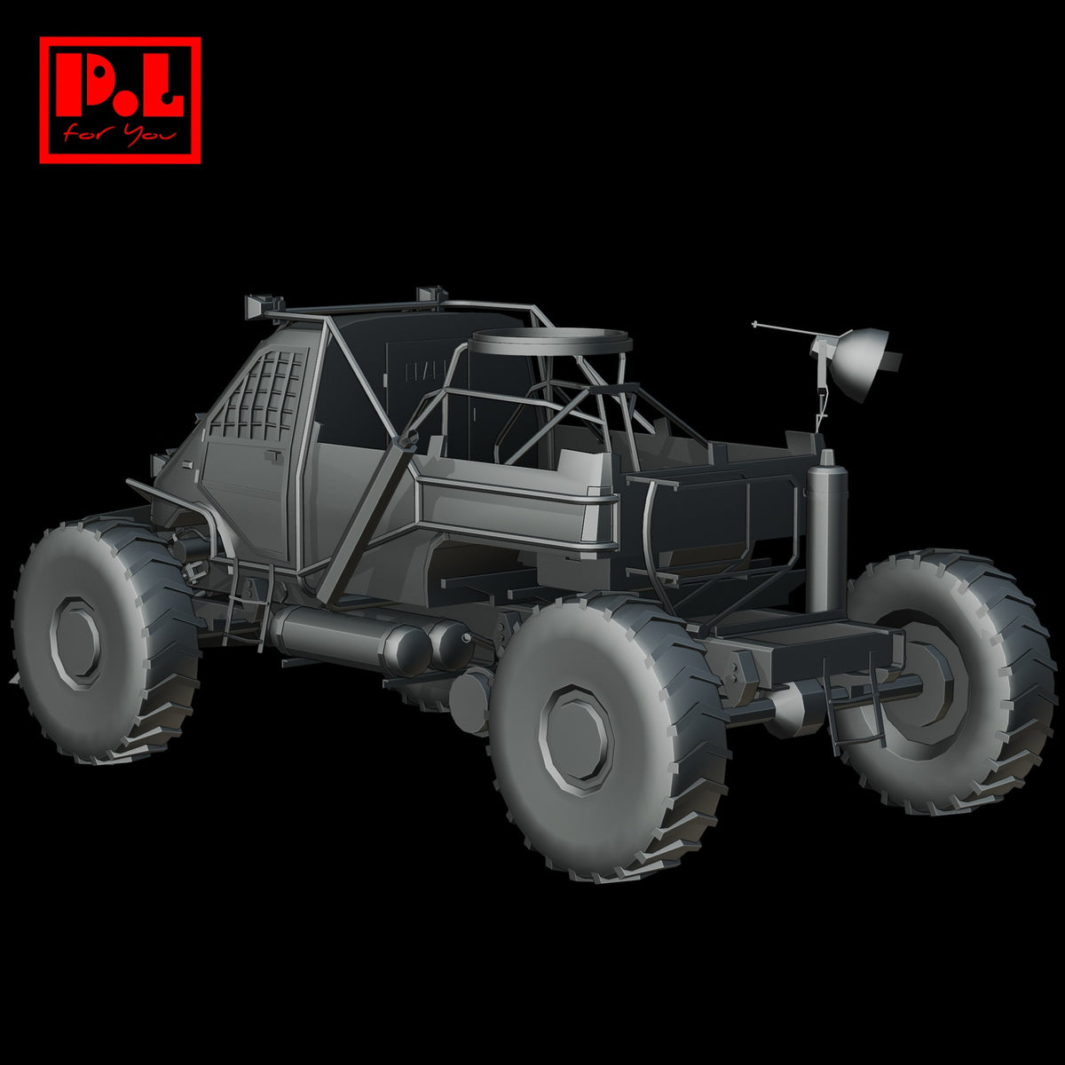 Post-apocalyptic Gasland Mad Max car — 3D print STL files