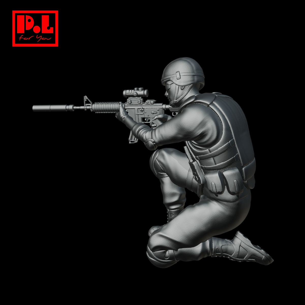 SWAT officer 2 — 3D print STL files