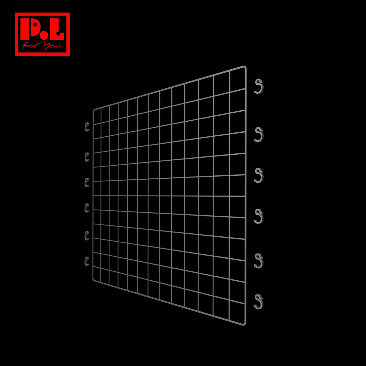 Trunk net with hooks — 3D print STL files