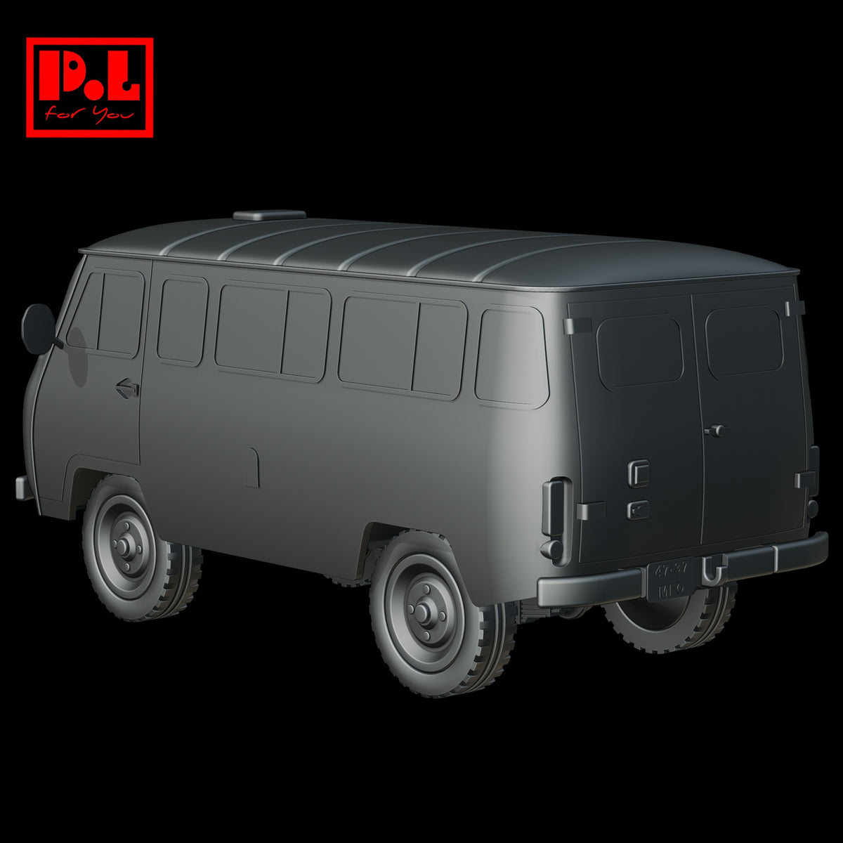 UAZ-452 (1965) Soviet All-Terrain Vehicle — 3D print STL files