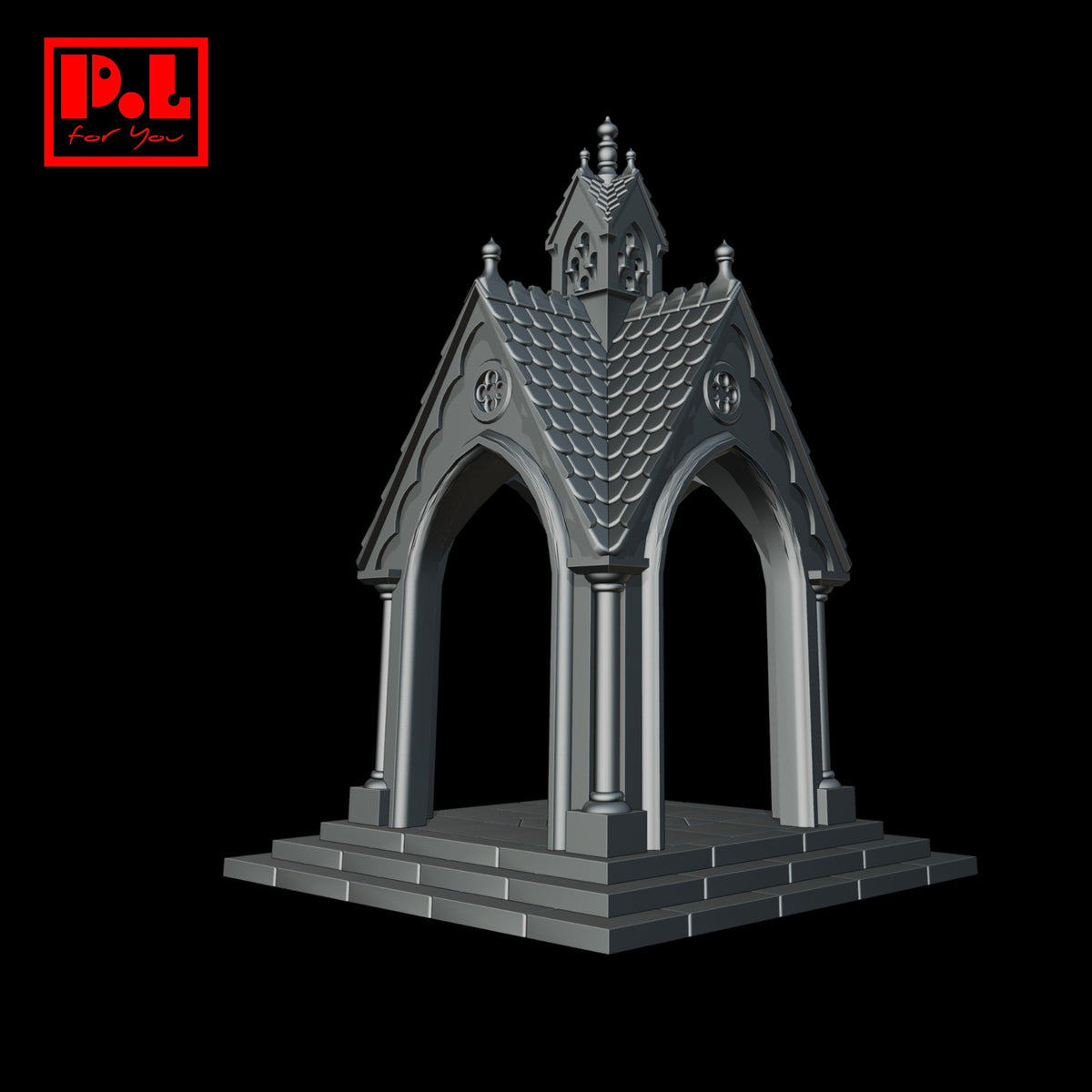 Victorian garden pavilion — 3D print STL files