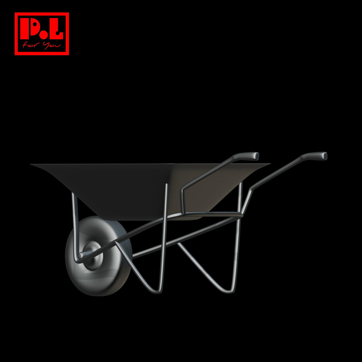 Wheelbarrow — 3D print STL files