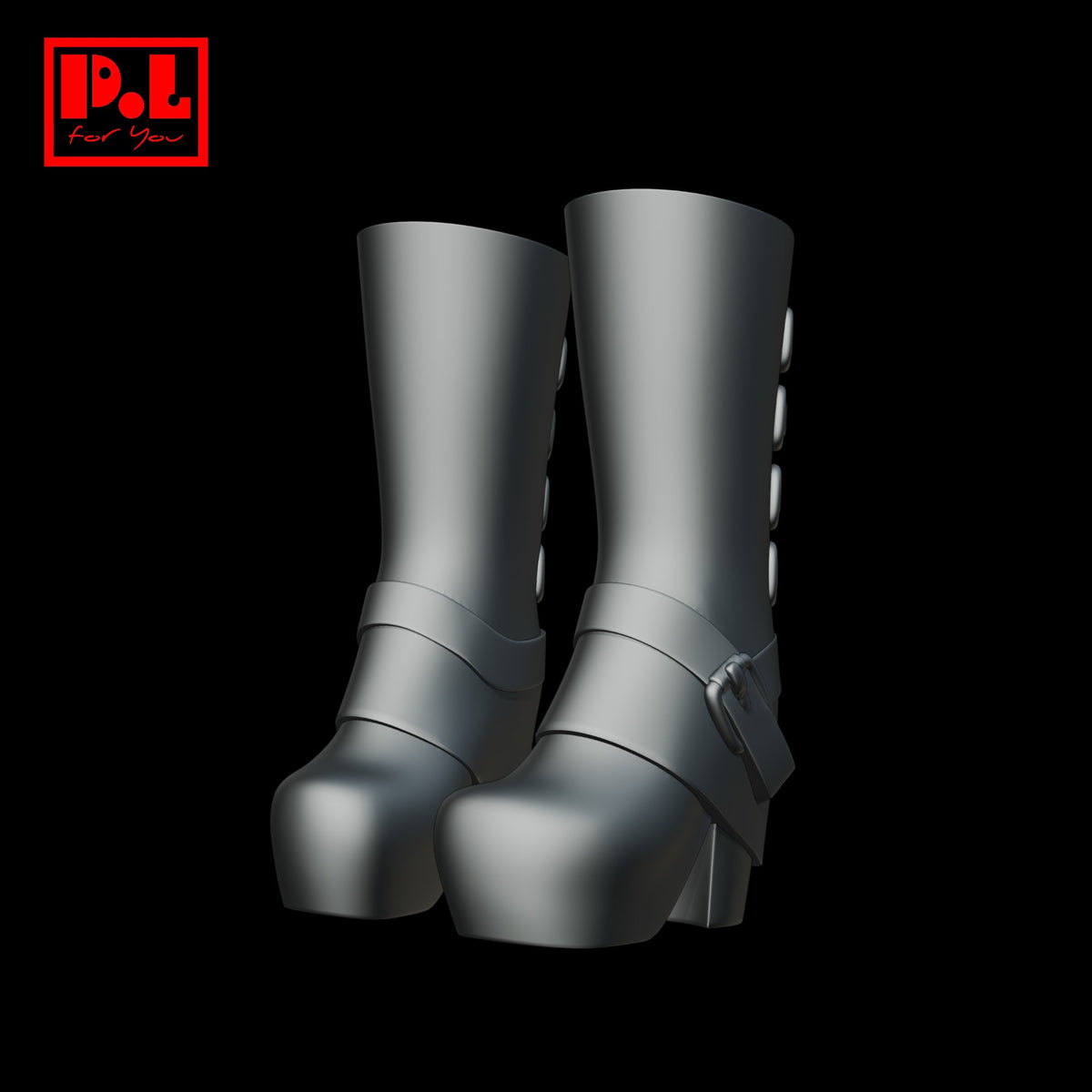 Women's boots — 3D print STL files