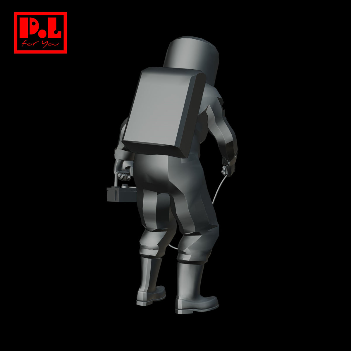 man in a radiation disaster 1 — 3D print STL files