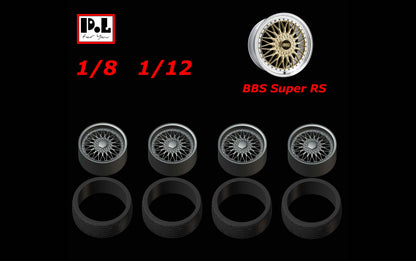 1/8 1/12 BBS Super RS wheels