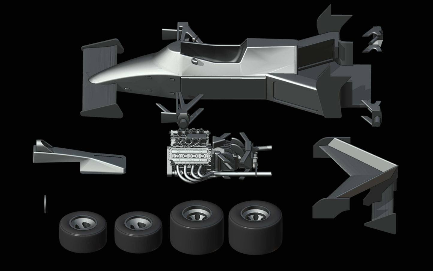 1/8 1/12 Tyrrell 012 Boomerang F1 (1983)