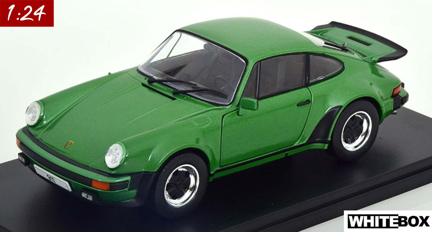 White Box 1:24 Porsche 911 (930) Turbo 3.0 Coupe (1974-1980) greenmetallic (WB124188-O)