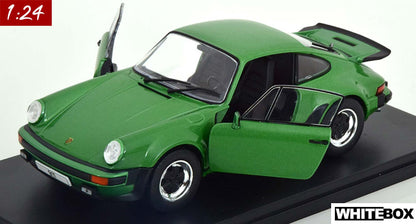 White Box 1:24 Porsche 911 (930) Turbo 3.0 Coupe (1974-1980) greenmetallic (WB124188-O)